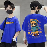 Basic Loose Cotton Tee – Oversized & Everyday Ready for Kids